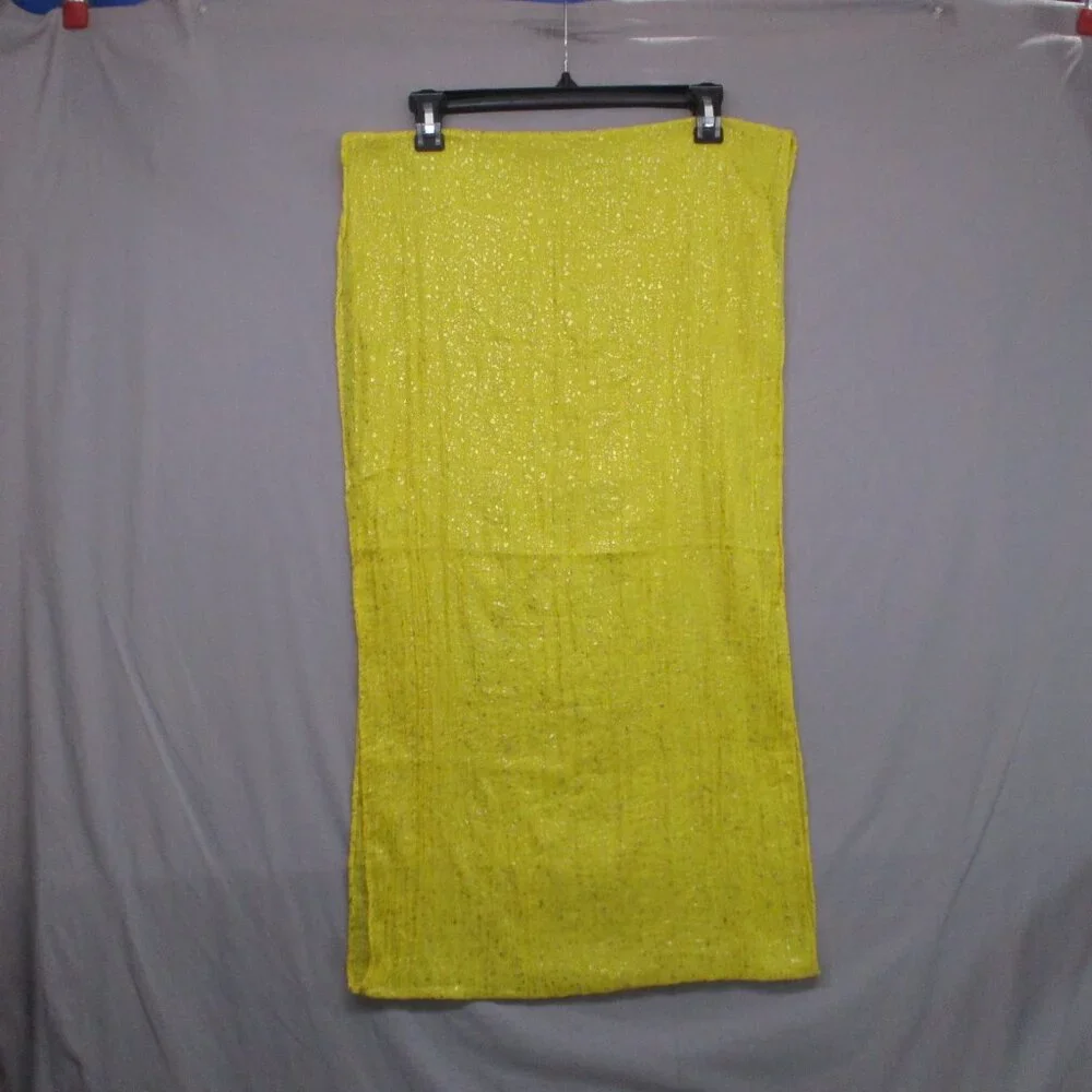 Infinity‎ Scarf Yellow & Gold Flake Women Size | O/S